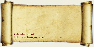 Makarije Krnčević vizit kartica